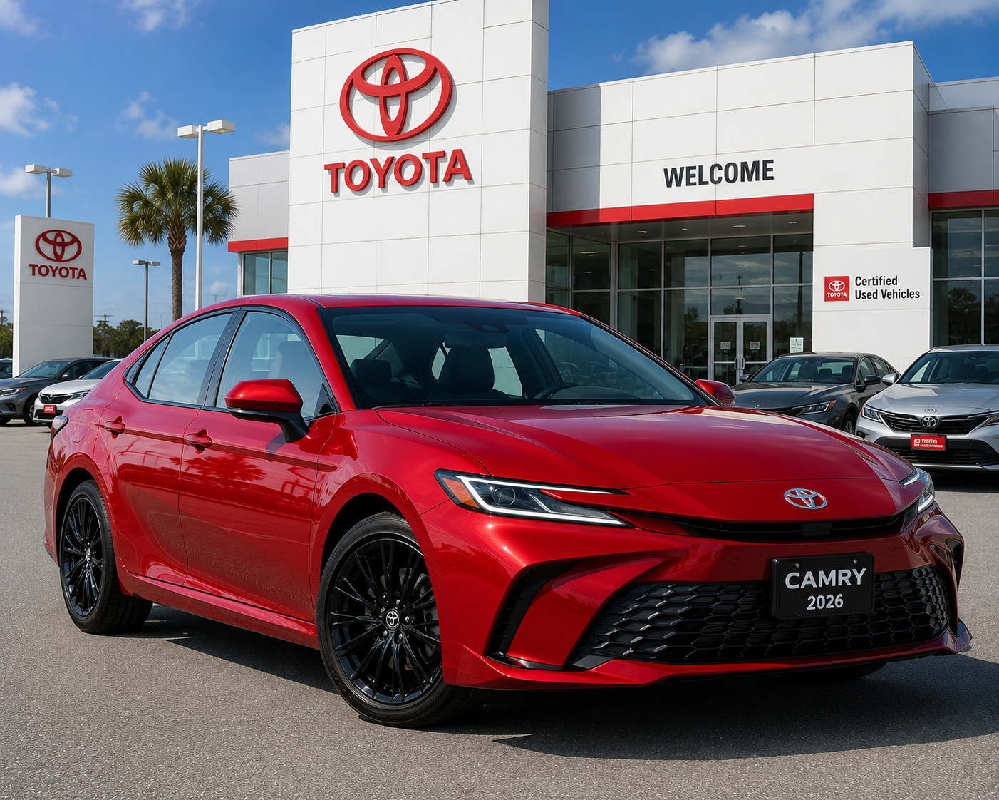 2026 Toyota Camry — Red