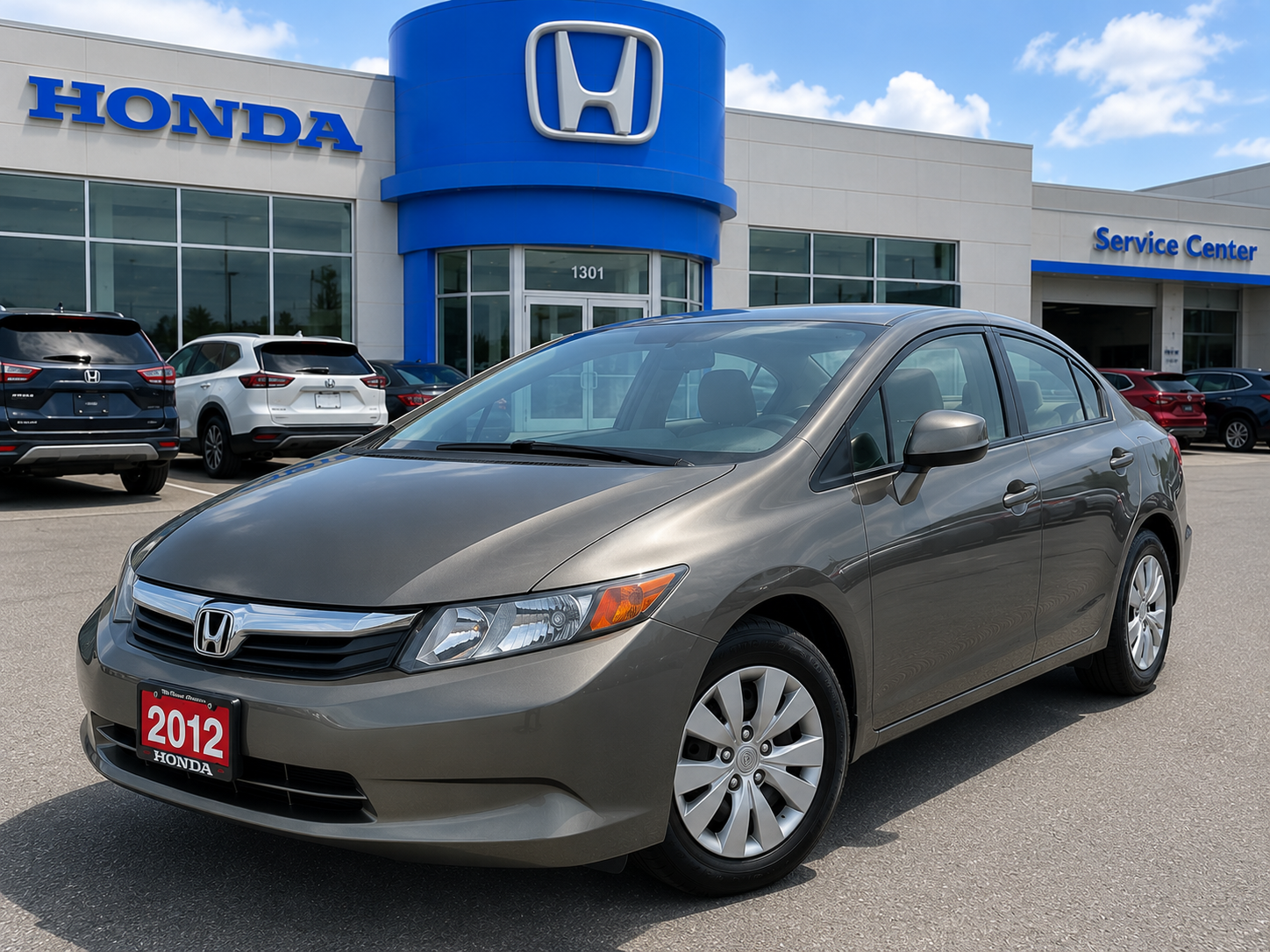 2012 Honda Civic — Gray